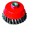 Щетка для УШМ 150/14мм 45-2-915 чашечная круч Hobbi