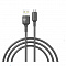 Кабель для зарядки USB(A) microUSAB BY fusion 18вт 1м TPE черный 931-625