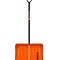 Лопата снеговая 550*385мм алюм план V-руч Orange Finland 1731-Ч