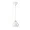 Светильник подвес 40Вт 1*Е27 10178/1S White/Wood Escada 