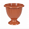 Вазон для цветов пластиковый 18л Жасмин М1558 коричневый (уп.7)