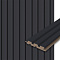 Панель МДФ 2700х119х16мм реечн Black Lead Stella Wave De Luxe