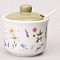 Сахарница 300мл с ложкой Agness Flower Story 10*9,5см