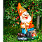Фигура Гном на пне F08199
