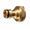 Адаптер для шланга 1/2"-3/4" рез внешн. латунь 8-426105 Grinda 