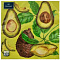 Салфетки бумажн. Art Bouquet 3-х сл 20шт Авокадо 33х33см 57278