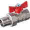 Кран шаровой 3/4" г/ш американка бабочка DN-20 Галлоп 132