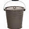 Ведро эмалированное 12л Коричневый рябчик С-1224/Рк