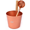 Набор ведро 5л + черпак 33см 072 Copper медный DW03826