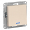 Выключатель 1СП беж индикатор AtlasDesign ATN000213 Schneider 1240184