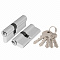 Сердцевина замка 80мм анг.ключ хром AX1000Key80 (35*10*35) 39837 