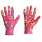 Перчатки садовые Листок нейлон/нитрил  LNL 189 (уп.12/240) ассорт.