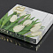 Салфетки бумажн. Bouquet de Luxe 3-х сл 25шт Белые тюльпаны 24х24см 57299