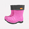 Сапожки дет. р.31-32 утепл флисом арт.1337УФ Каспер розово-черн ЭВА 