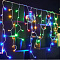 Гирлянда св/д бахрома 25м уличная 440LED IP44 разноцвет прозрачный провод ULD-B25006-440