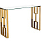 Консоль прозр.стекло/золото 120х40х78см 47ED-08201 GARDA DECOR