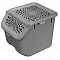 Контейнер для овощей 11,3л пласт 240*280*240мм серый 434292911