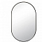 Зеркало настенное овал алюминий 50*80см черный 8050-Zm1