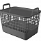 Корзина 15л с крышкой Ково 320*224*255мм серый 435218211