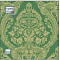 Салфетки бумажн. Bouquet Home collection Classic 3-х сл 20шт Royal 33*33 зол на зелен 37015