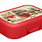 Ланч-бокс 0,85л Игрушки пластиковый с декором красный 223145806/0350
