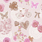 Клеенка Ларио 140см DN10 Розовый байк 11278