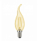 Лампа св/д свеча E14 2700К 7w на ветру зол фламент General 647300/501657