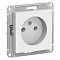 Розетка 1СП б/з 16А бел AtlasDesign ATN000141 Schneider 1240145