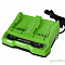Зарядное устройство 24В 2А на 2 слота G24X2UC2 GreenWorks 2931907