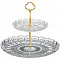 Фруктовница Ø18/30см 2х ярусная Muza Crystal 195-135