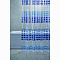 Штора для ванн 180*200 ПВХ Murano синяя 7836