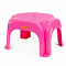 Табурет пластиковый детский N1 315х262х195мм малиновый