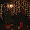 Гирлянда св/д бахрома 3м уличная 200LED IP67 белый кабель/теплый свет ULD-B3010-200